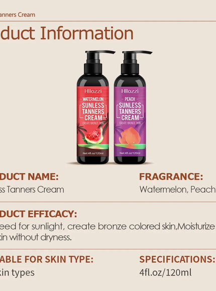 KissICON Summer Tanning Lotion 4oz- Hydrates Moisturizes Bronze Glow