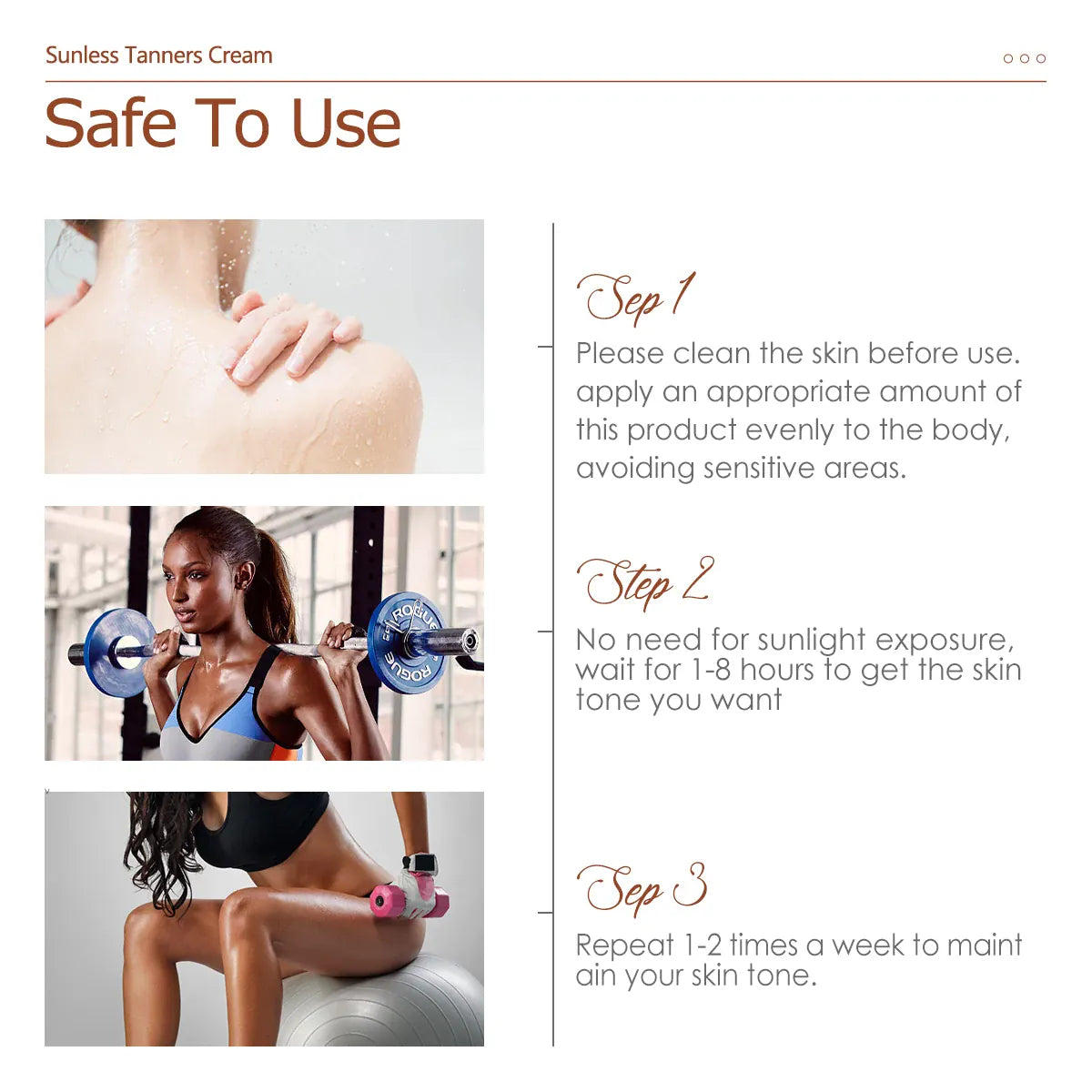 KissICON Summer Tanning Lotion 4oz- Hydrates Moisturizes Bronze Glow