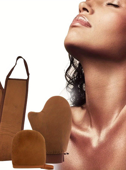 KissICON 💋 Sunless Self Tan Mitt Kit - Reusable