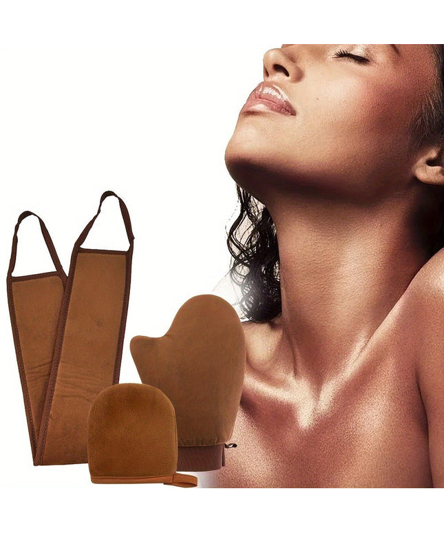KissICON 💋 Sunless Self Tan Mitt Kit - Reusable