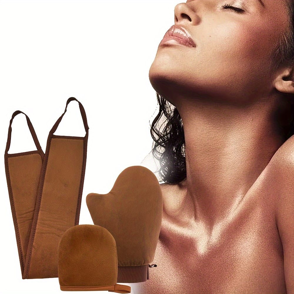 KissICON 💋 Sunless Self Tan Mitt Kit - Reusable