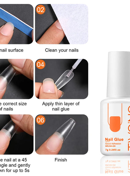 KissICON Super Strong Nail Glue 7G For False Nails