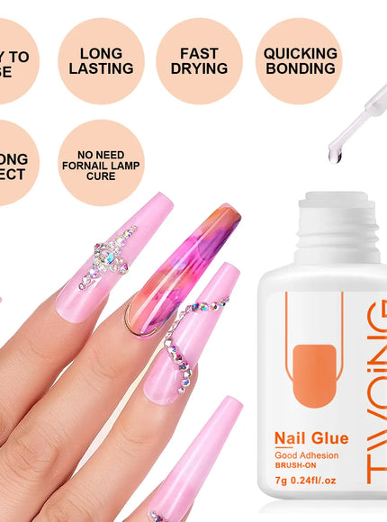 KissICON Super Strong Nail Glue 7G For False Nails