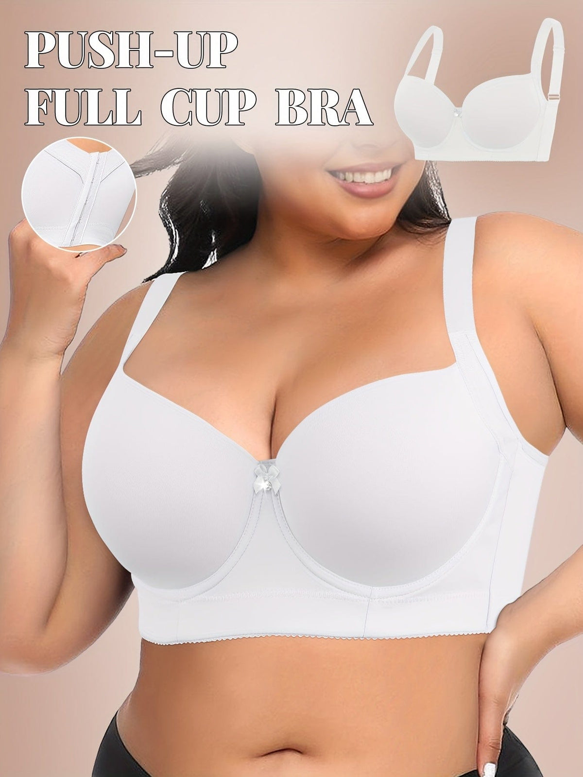 KissICON Supportive Lifted Seamless Underwire Lingerie