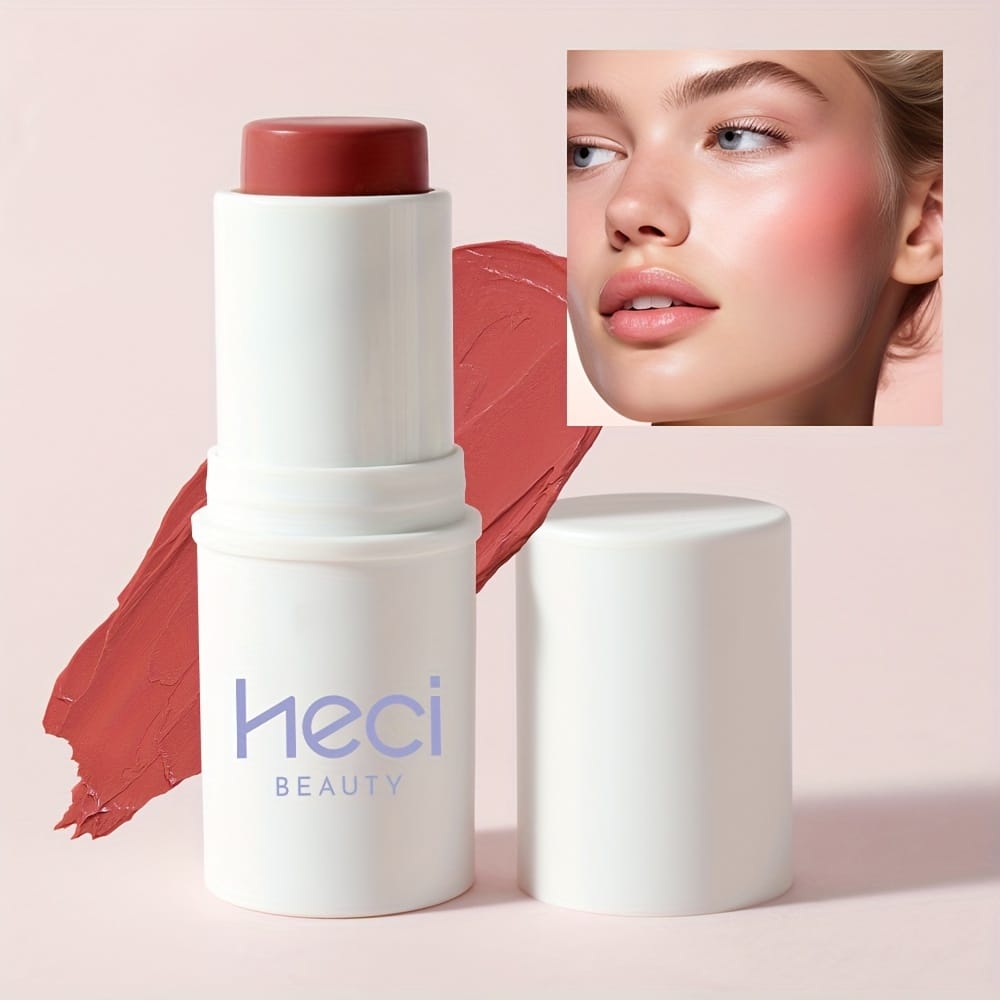 KissICON Sweet Peach Effortless 3in1 Cream Blush Stick