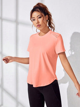 CatchHalo T-Shirt With Asymmetric Hem,