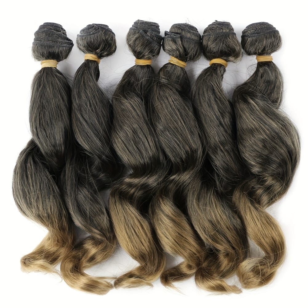 KissICON T27 Luxurious Double Weft Hair Extensions 14 Inch Loose