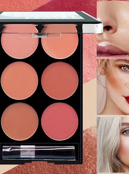KissICON T323 Deep Skin Valentine Blush Palette Waterproof