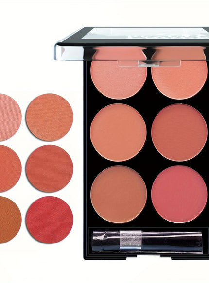 KissICON T323 Deep Skin Valentine Blush Palette Waterproof