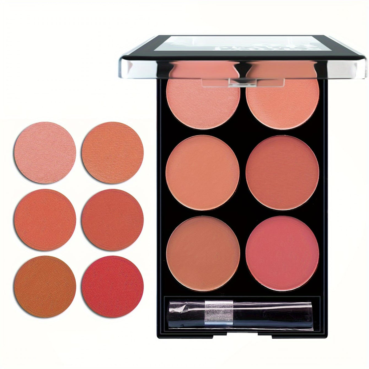 KissICON T323 Deep Skin Valentine Blush Palette Waterproof