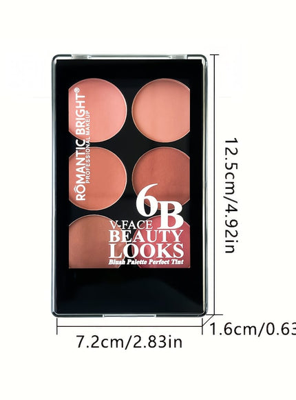 KissICON T323 Deep Skin Valentine Blush Palette Waterproof