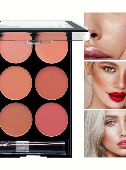 KissICON T323 Deep Skin Valentine Blush Palette Waterproof