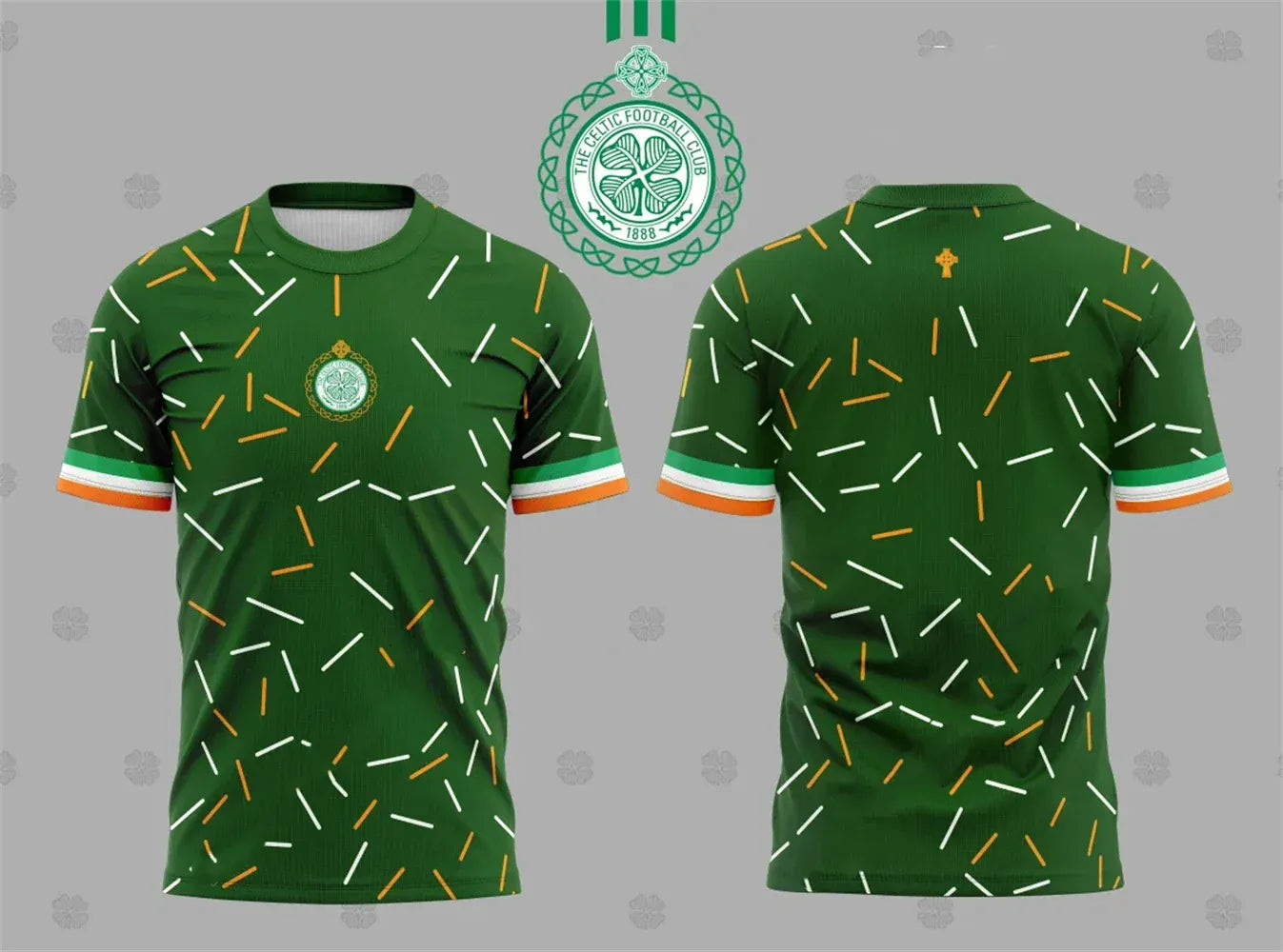 KissICON T5075 / 6XL 2026 Celtic Ireland QuickDrying Mens Sport TShirt