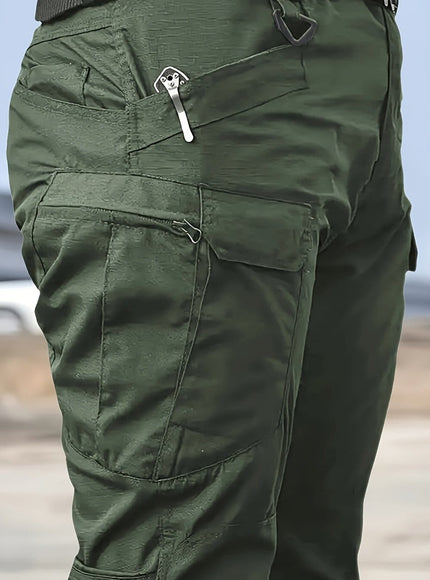 KissICON Tactical Green / UK 36 Mens Tactical MultiPocket WearResistant Outdoor Work Pants