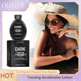 KissICON Tanning Accelerator Lotion - Long Lasting Bronzing Sunbed