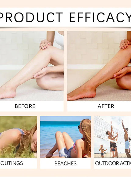 KissICON Tanning Body Mousse Self Tanner Bronze Glow Moisturizing
