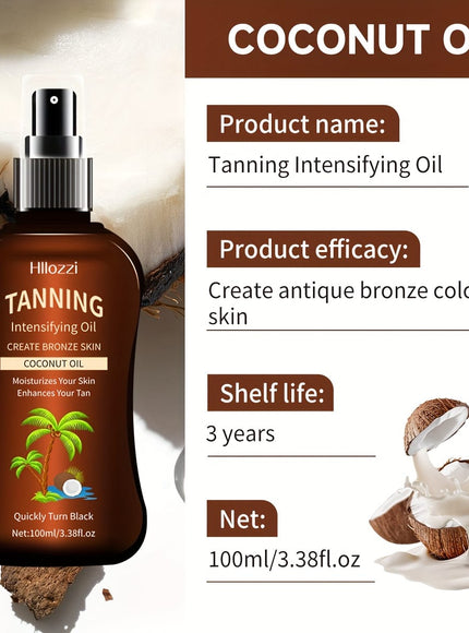 KissICON Tanning oil spray KissIcon Coconut Oil Body Tanning Oil - Deep