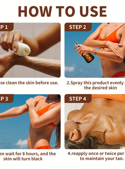 KissICON Tanning oil spray KissIcon Coconut Oil Body Tanning Oil - Deep