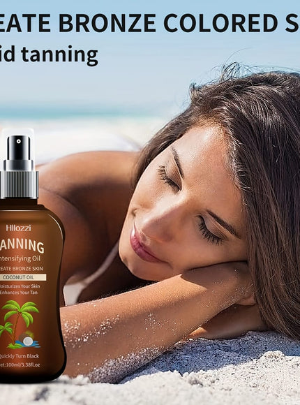 KissICON Tanning oil spray KissIcon Coconut Oil Body Tanning Oil - Deep