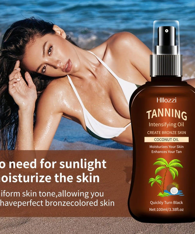 KissICON Tanning oil spray KissIcon Coconut Oil Body Tanning Oil - Deep