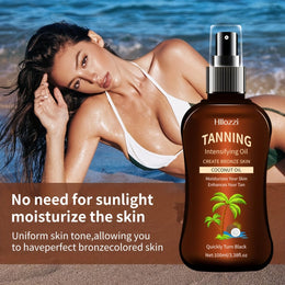 KissICON Tanning oil spray KissIcon Coconut Oil Body Tanning Oil - Deep
