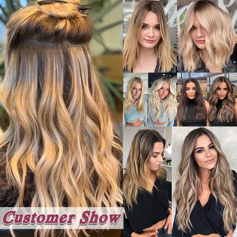 KissICON 💋 Tape In 100% Human Hair Extensions Weft
