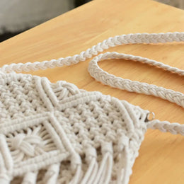 KissICON Tassel Crossbody – Hollow Solid Color
