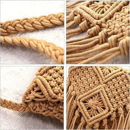 KissICON Tassel Crossbody – Hollow Solid Color