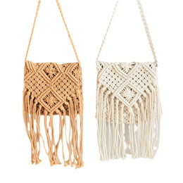 KissICON Tassel Crossbody – Hollow Solid Color