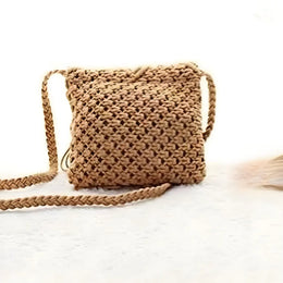 KissICON Tassel Crossbody – Hollow Solid Color