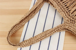 KissICON Tassel Hand-woven Holiday Shoulder Bag