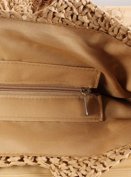 KissICON Tassel Hand-woven Holiday Shoulder Bag
