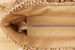 KissICON Tassel Hand-woven Holiday Shoulder Bag