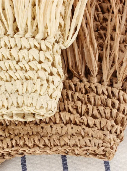 KissICON Tassel Hand-woven Holiday Shoulder Bag