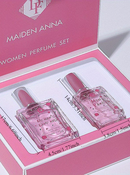 KissICON Tea Rose Color Box Version / 50+30ML Freedom Eau Parfum Elegant Twopiece Gift Set