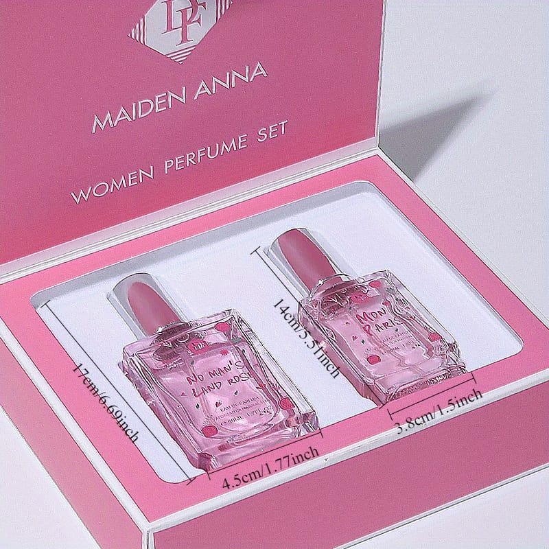 KissICON Tea Rose Color Box Version / 50+30ML Freedom Eau Parfum Elegant Twopiece Gift Set