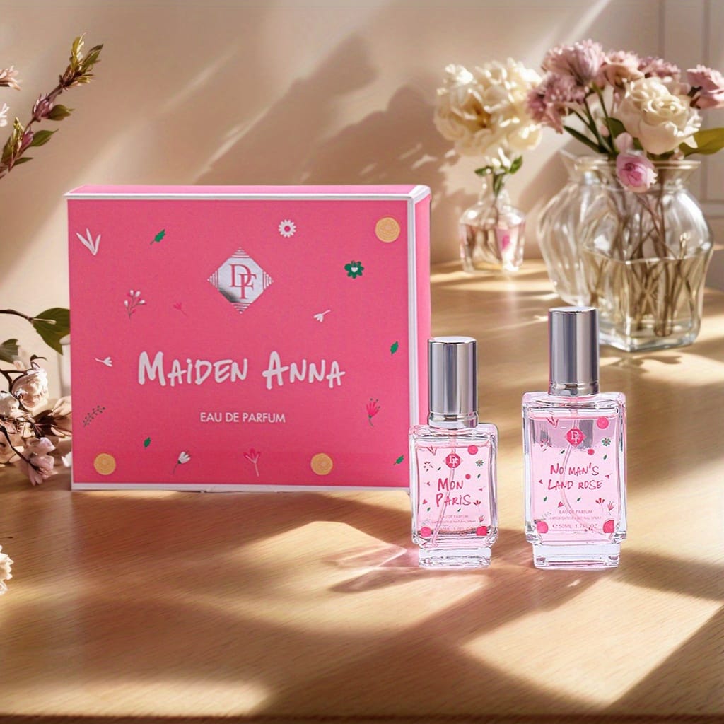 KissICON Tea Rose Color Box Version / 50+30ML Freedom Eau Parfum Elegant Twopiece Gift Set