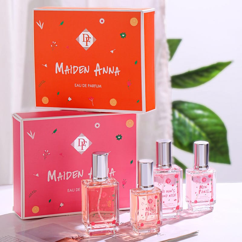 KissICON Tea Rose Color Box Version / 50+30ML Freedom Eau Parfum Elegant Twopiece Gift Set