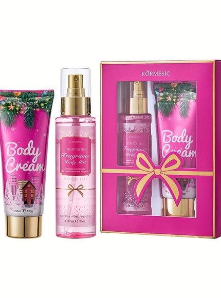 KissICON Temptation KissIcon Fragrance Lotion And Mist Set Deep Moisturizing