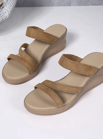 KissICON Thick Sole Chunky Platform Slippers for Women Summer