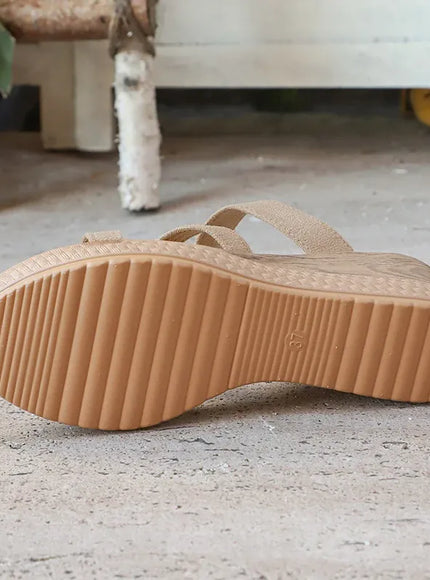 KissICON Thick Sole Chunky Platform Slippers for Women Summer