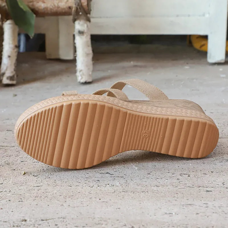 KissICON Thick Sole Chunky Platform Slippers for Women Summer