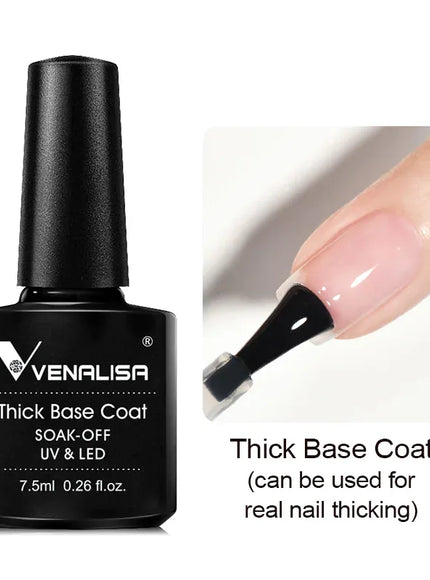 KissICON ThickBase KissIcon Venalisa 7.5ml Nail Gel Polish 60 Colors