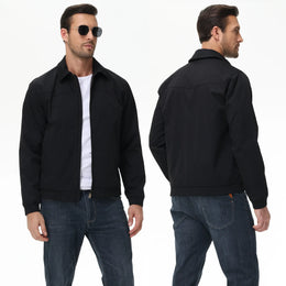 KissICON Thin-Black / US S Waterproof Cargo Windbreaker Jacket AutumnWinter Outdoor Style
