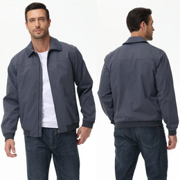 KissICON Thin-Grey / US L Waterproof Cargo Windbreaker Jacket AutumnWinter Outdoor Style