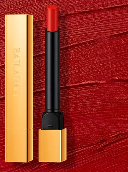 KissICON Thin Tube Lipstick Box KissIcon Red Velvet Matte Lipstick - Long Lasting