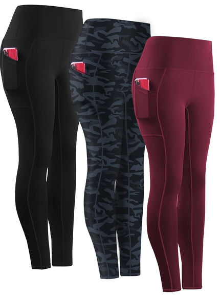 jkthpu-45 Three-piece Set, Sports Yoga Pants for Women, High