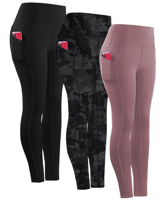 jkthpu-45 Three-piece Set, Sports Yoga Pants for Women, High