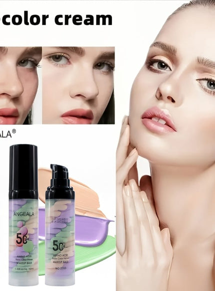 jkthpu-45 Tone Up Cream KissIcon 3 Color Correcting Primer Foundation - Lasting