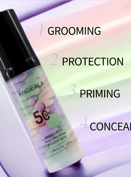 jkthpu-45 Tone Up Cream KissIcon 3 Color Correcting Primer Foundation - Lasting
